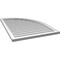 Ekena Millwork Quarter Round Top Right Surface Mount PVC Gable Vent w/ 2"W x 1-1/2"P Brickmould Frame, 30"W x 42"H GVPQR30X4202SN - alternate 2